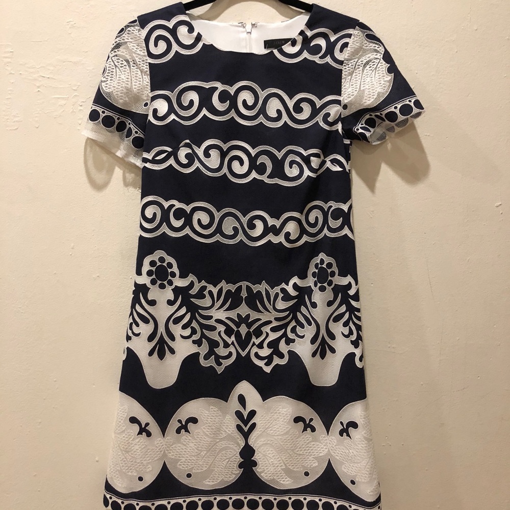 NWT J. Crew Short Sleeve Mid Dress